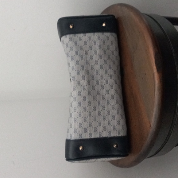 Authentic Vintage Gucci GG Monogram Micro Guccissima Boston Doctor Shoulder Bag - Picture 6 of 11